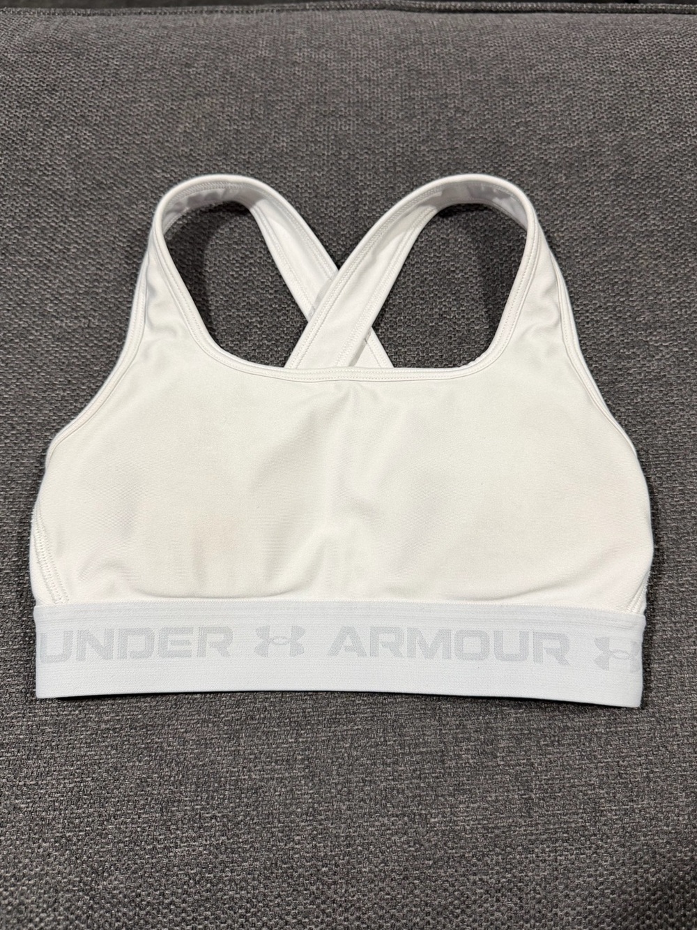 lululemon athletica White Crossback Sports Bra